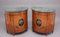 Early 20th Century Painted Satinwood Demilune Cabinets, Set of 2, Image 8