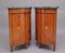 Early 20th Century Painted Satinwood Demilune Cabinets, Set of 2 7