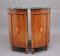 Early 20th Century Painted Satinwood Demilune Cabinets, Set of 2 5