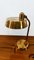 Brass Desk Lamp with Button Switch, Image 12