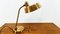 Brass Desk Lamp with Button Switch, Image 4