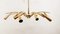 Sputnik Chandelier with Brass Cones from Stilnovo, Image 25