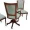 Executive Chairs Including One with Swivel Base, Set of 3 5