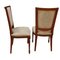 Executive Chairs Including One with Swivel Base, Set of 3 3