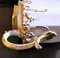 Napoleon III Porzellan Teekanne mit Verzierungen aus reinem Gold 7