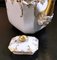 Napoleon III Porzellan Teekanne mit Verzierungen aus reinem Gold 15