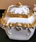 Napoleon III Porzellan Teekanne mit Verzierungen aus reinem Gold 13