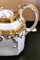 Napoleon III Porzellan Teekanne mit Verzierungen aus reinem Gold 11