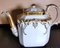 Napoleon III Porcelain of Paris Teapot with Pure Gold Decorations 2