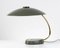 Large Bauhaus Green Desk Lamp in Brass from LBL, 1950s 1