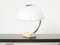 Italian Chrome & Travertine Serpente Table Lamp by Elio Martinelli for Martinelli Luce, 1960s 2