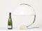 Italian Chrome & Travertine Serpente Table Lamp by Elio Martinelli for Martinelli Luce, 1960s 10