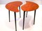 Kidney Shaped Coffee Tables, Denmark, 1950s, Set of 2 2