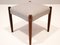 Swedish Stool with Brass Details & New Hallingdal Fabric, 1950s, Image 4