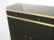 Brass & Black Lacquered Sideboard by Jean Claude Mahey for Maison Roméo, 1970s 4