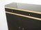 Brass & Black Lacquered Sideboard by Jean Claude Mahey for Maison Roméo, 1970s, Image 4