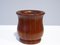 Pencil Pot in Solid Teak and Oak Inlay, Denmark, 1950s 1