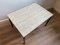 Italian Brass, Travertine and Steel Side or Coffee Table, 1960s 3