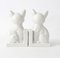 White Porcelain Cat Bookends, 1960s, Set of 2, Image 5