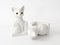 White Porcelain Cat Bookends, 1960s, Set of 2, Image 7