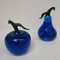 Murano Glas Apfel und Birne, 1960er, 2er Set 1