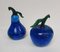 Murano Glas Apfel und Birne, 1960er, 2er Set 2