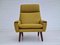 Fauteuil en Teck et Laine, Danemark, 1970s 7