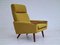 Fauteuil en Teck et Laine, Danemark, 1970s 1