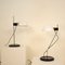 Lampada da tavolo Libellula bianca e nera di Guzzini, anni '70, Immagine 8