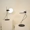 Lámpara de mesa Libellula en blanco y negro de Guzzini, años 70, Imagen 4