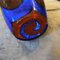 Mid-Century Modern Carlo Moretti Orange and Blue Murano Glass Vase, 1970s 4