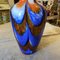 Mid-Century Modern Carlo Moretti Orange and Blue Murano Glass Vase, 1970s 3