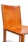 Italian Cognac Leather Design Chair, 1970s 5