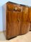 Credenza Art Deco, impiallacciatura in noce, accessori in nichel, Francia, 1930 circa, Immagine 8