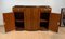 Art Deco Sideboard, Walnut Veneer, Nickel Fittings, France, circa 1930, Image 11