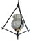 Mid-Century Pendant Lamp on Tripod Metal Frame 3