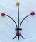 Mid-Century Modern Wall-Mounted Coat or Hat Rack by Roger Feraud, 1950s 8