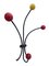 Mid-Century Modern Wall-Mounted Coat or Hat Rack by Roger Feraud, 1950s, Image 2