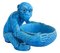 Art Deco Monkey Bowl, Blue, 1930s 2