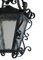 Outdoor Porch Lantern in Wrought Iron & Glass, Image 5