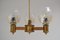 Lustre Mid-Century en Bois, 1970s 2