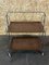 Space Age Brown Serving Cart 8