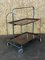 Space Age Brown Serving Cart 5