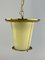 Mid-Century Brass Ceiling Lamp 6