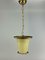 Mid-Century Brass Ceiling Lamp 3