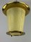 Mid-Century Brass Ceiling Lamp 7