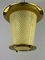Mid-Century Brass Ceiling Lamp, Image 7
