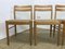 Danish Oak Dining Chairs by H.W Small for Bramin, Set of 4 3