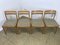 Chaises de Salon en Chêne par HW Small pour Bramin, Danemark, Set de 4 2