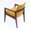 Mid Century Teak Armchair with Yellow Upholstery by Sigvard Bernadotte for France and Son, 1960s 6